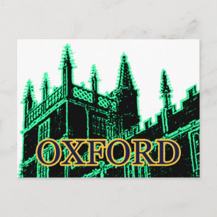 Postal Oxford Inglaterra 1986 Edificio Spirals Green