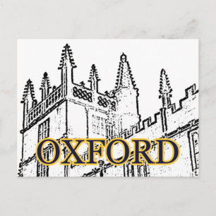 Postal Oxford Inglaterra 1986 espirales constructivos
