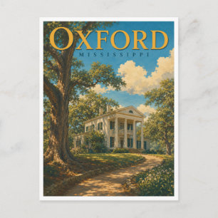 Postal Oxford Mississippi Rowan Oak GeoSaga