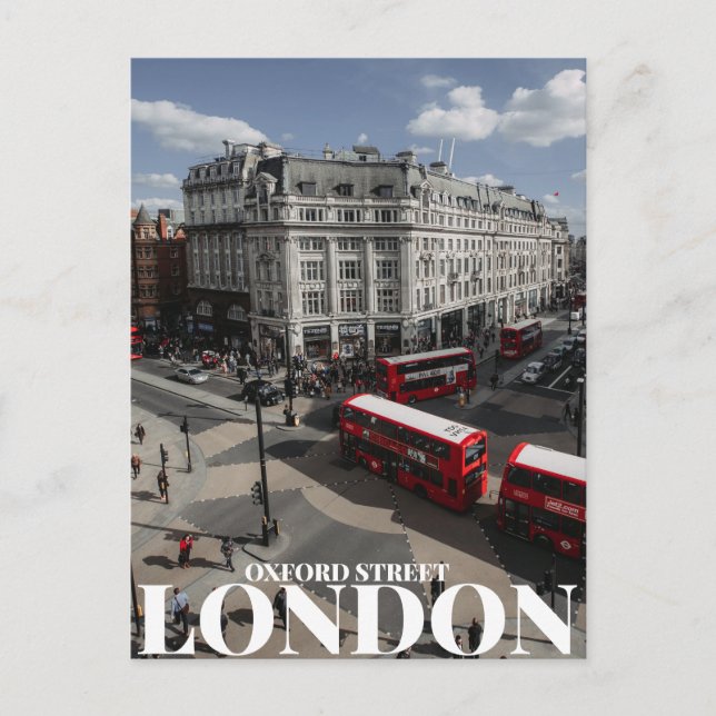 Postal Oxford Street, Londres (Anverso)