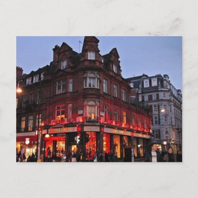 Postal Oxford Street, Londres (Anverso)