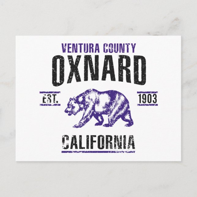 Postal Oxnard (Anverso)