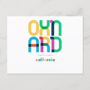 Postal Oxnard California de mediados de siglo, Arte Pop,
