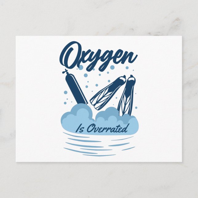 Postal Oxygen is Overrated - For Swimmers (Anverso)