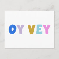 Oy Vey divertida expresión yidis Lindo Colorido