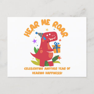 Postal Óyeme rugir Implante coclear Cumpleaños de la audi