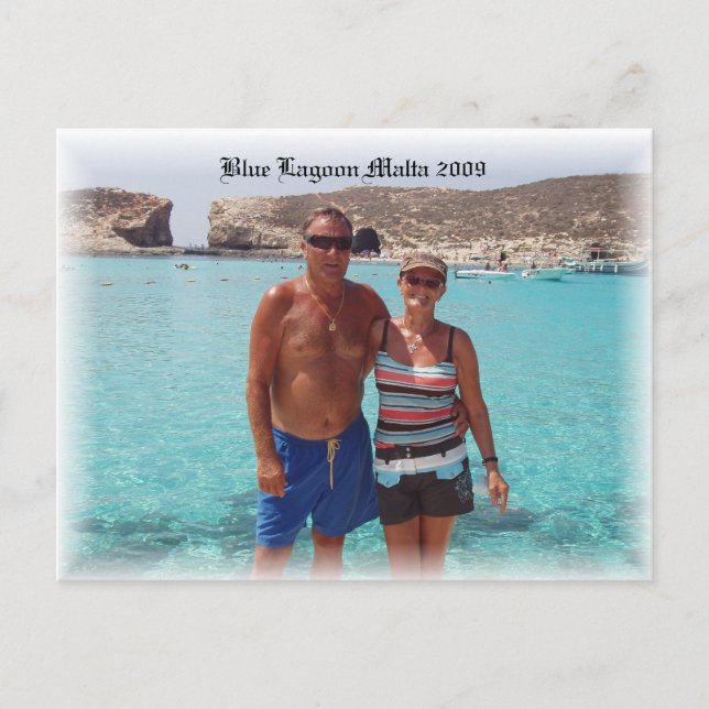 Postal P1010243, Blue Lagoon Malta 2009 (Anverso)