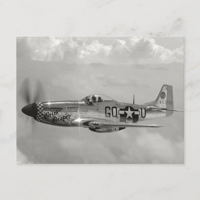 Postal P51 Mustang 'Grim Reaper' (Anverso)