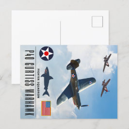 POSTAL P-40 CURTISS WARHAWK FIGHTER SQUADRON