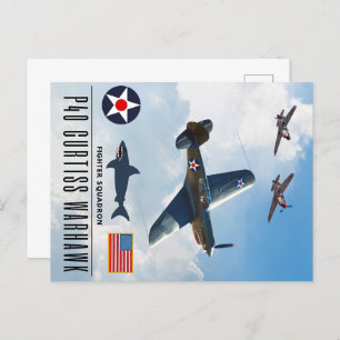 POSTAL P-40 CURTISS WARHAWK FIGHTER SQUADRON