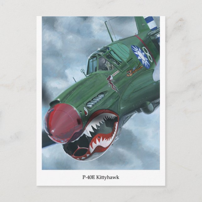 Postal P-40 Kittyhawk (Anverso)