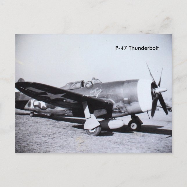 Postal P-47 THUNDERBOLT WII | aeronaves (Anverso)