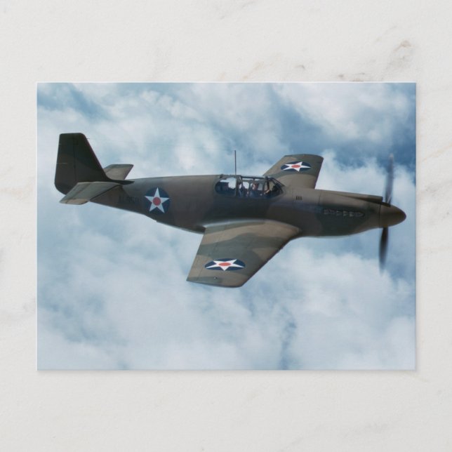 Postal P-51 Mustang (Anverso)