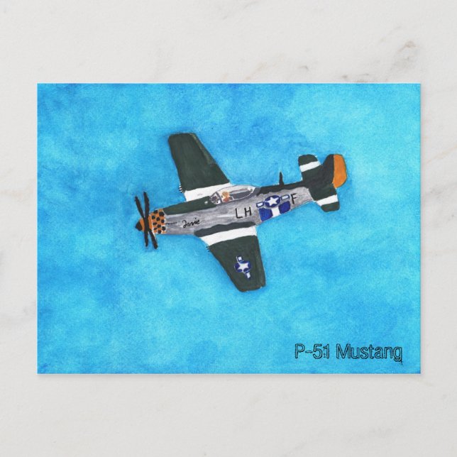 Postal P-51 Mustang (Anverso)