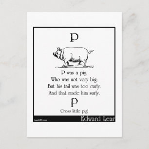 Postal P era un cerdo