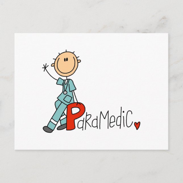 Postal P es para Paramédico (Anverso)