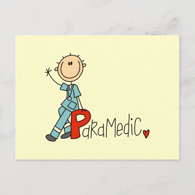 Postal P es para Paramédico (Anverso)