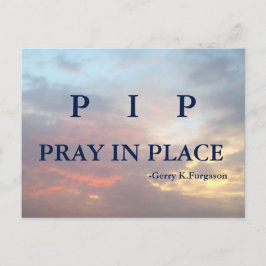 POSTAL P I P P PRAY EN SU LUGAR