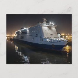 Postal P&O Pride of Hull Ferry de Noche