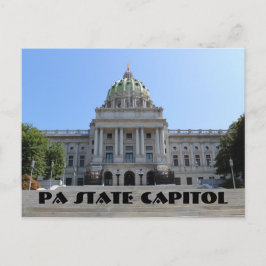 Postal PA State Capitol Building Postcard