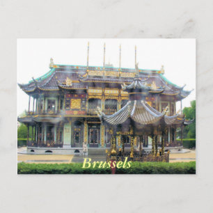 Postal Pabellón chino de Bruselas