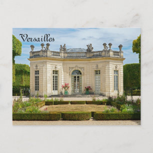 Postal Pabellón francés y jardín francés en Versalles