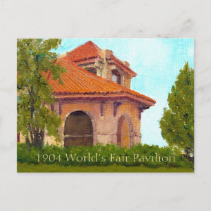 Postal Pabellón Histórico de la Feria Mundial de 1904 - S