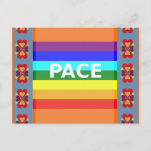 Postal Pabellón italiano Pace(Peace)