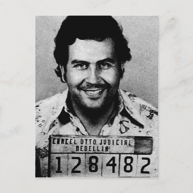 Postal Pablo Emilio Escobar (Anverso)