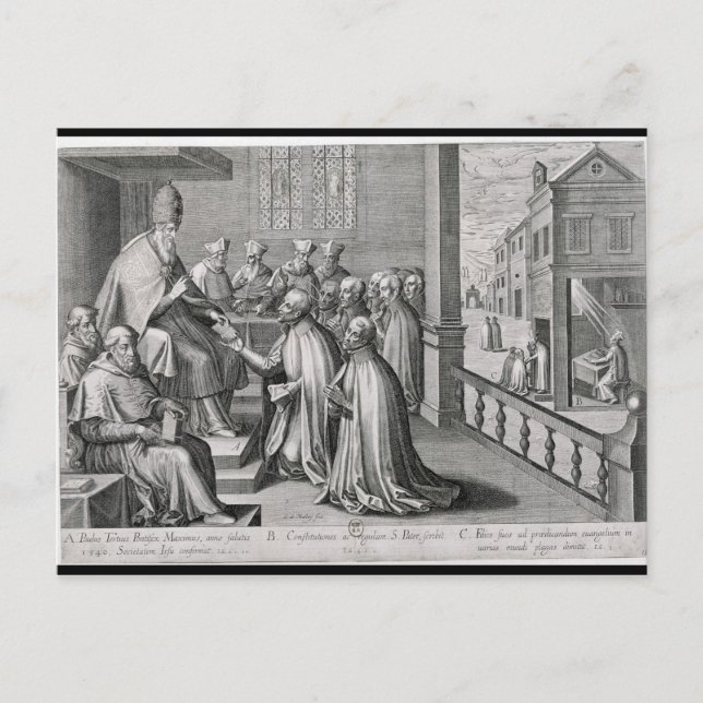 Postal Pablo III (Anverso)