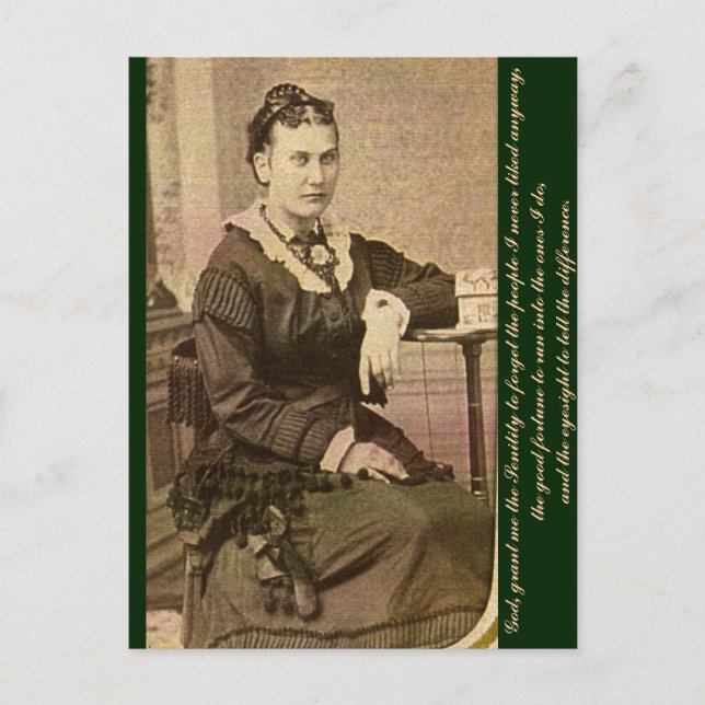 Postal Paciencia y serenidad (Anverso)