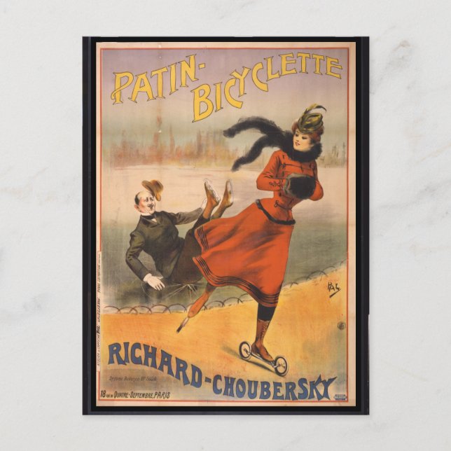 Postal Paciente - Bicyclette (Anverso)