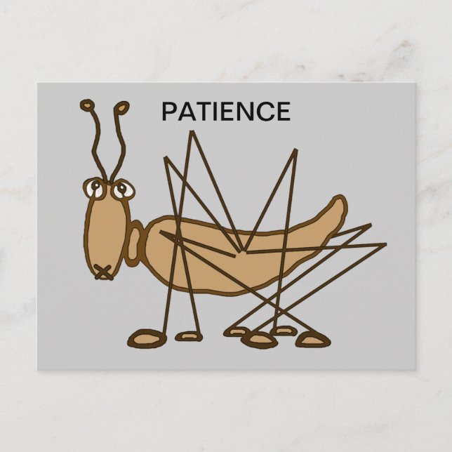 POSTAL PACIENTE GRASSHOPPER (Anverso)