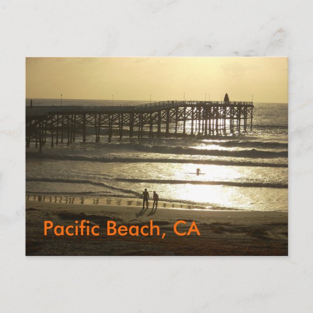 Postal Pacific Beach, CA (Anverso)