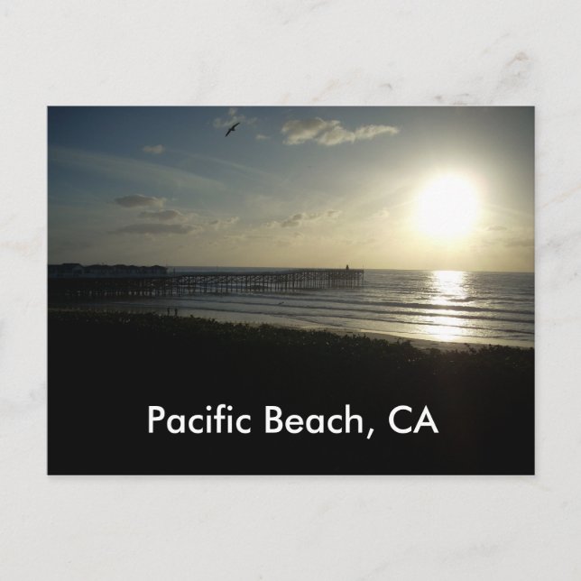 Postal Pacific Beach, CA (Anverso)