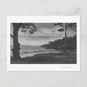 Postal Pacific Grove, CA - Playa de guijarros en 17 milla