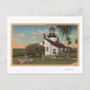 Postal Pacific Grove, CA - Point Pinos Light House View