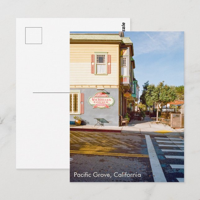 Postal Pacific Grove California | Fotografía de cine de 3 (Anverso / Reverso)