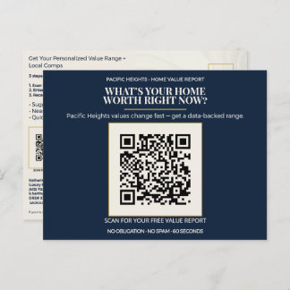 Postal Pacific Heights Luxury Home Value QR Code Realtor 