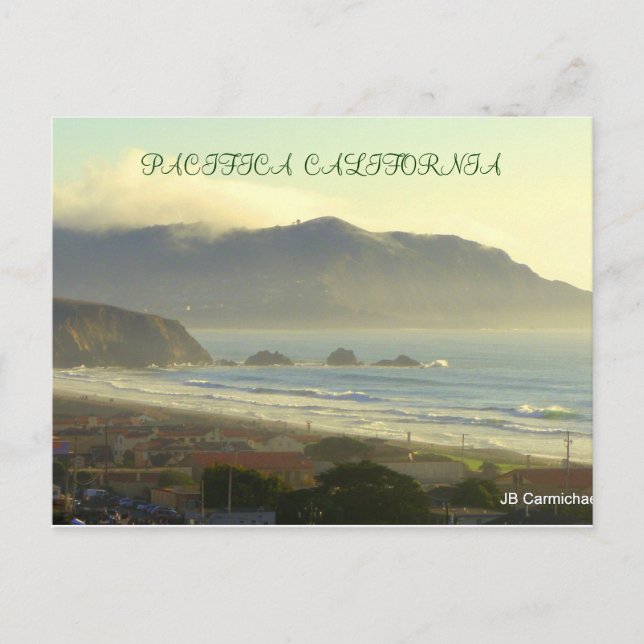 Postal Pacifica desde el aire (Anverso)