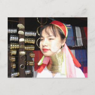 Postal Padaung Woman