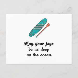 Postal Paddle de pie - Idea de regalo actual