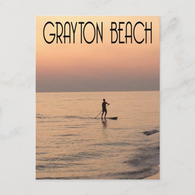 Postal Paddleboard de Grayton Beach (Anverso)