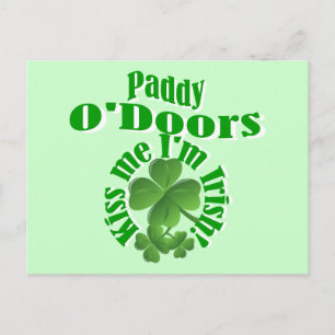 Postal Paddy O'Doors, gracioso nombre irlandés