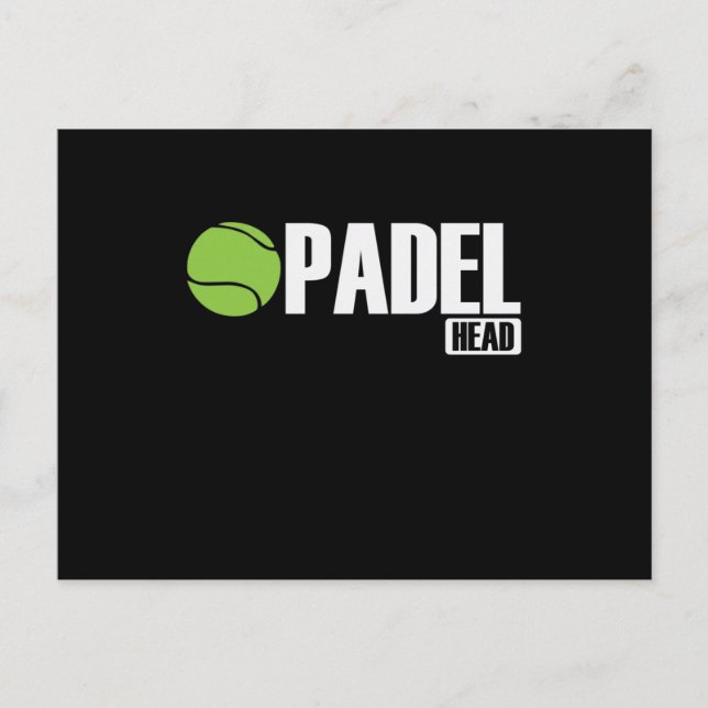 Postal Padel Head Tennis Sport und Ball (Anverso)
