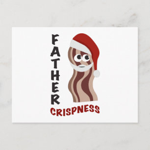 Postal ¡Padre Crispness! Bacon