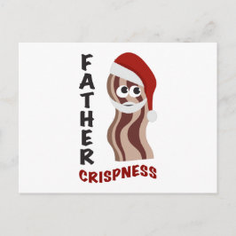 Postal ¡Padre Crispness! Bacon