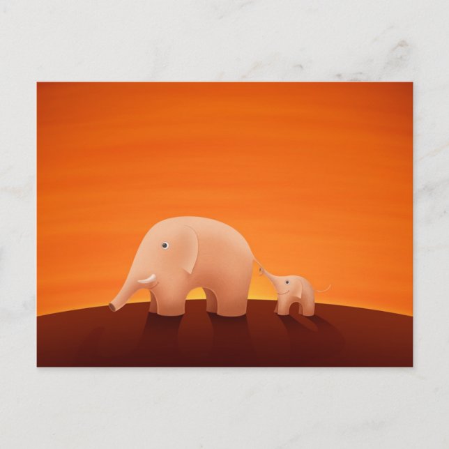 Postal Padre e hijo (Anverso)