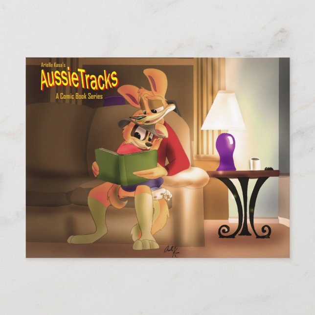 Postal padre e hijo (Anverso)