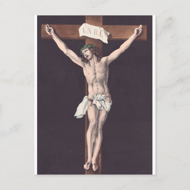 Postal Padre, en tus manos recomiendo mi espíritu (Anverso)